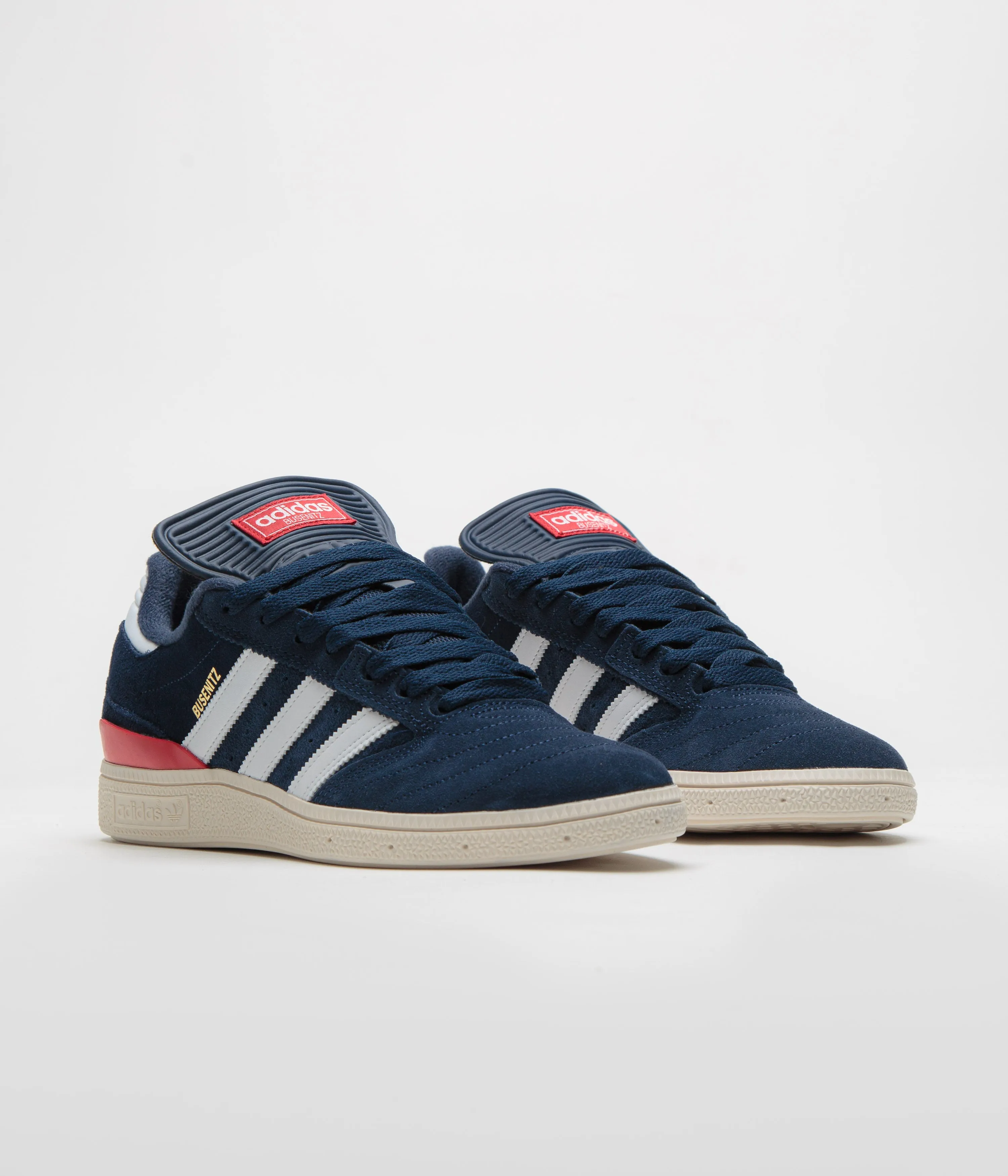 Adidas Busenitz Shoes - Collegiate Navy / FTWR White / Better Scarlet Adidas