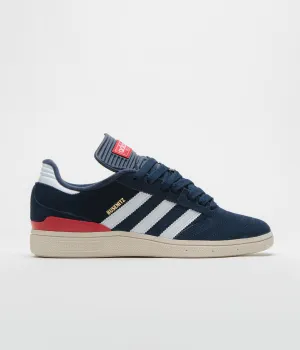Adidas Busenitz Shoes - Collegiate Navy / FTWR White / Better Scarlet Adidas