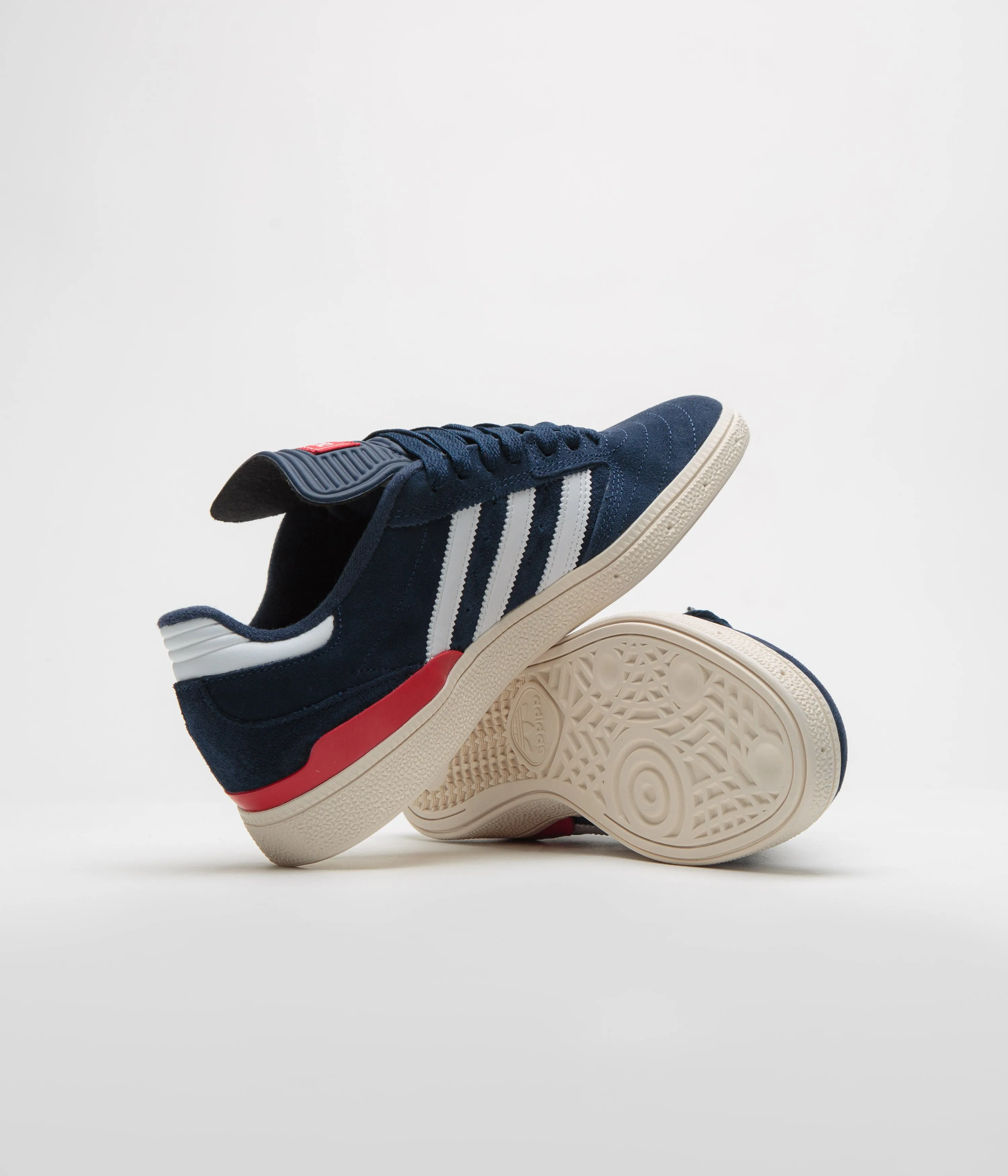 Adidas Busenitz Shoes - Collegiate Navy / FTWR White / Better Scarlet Adidas