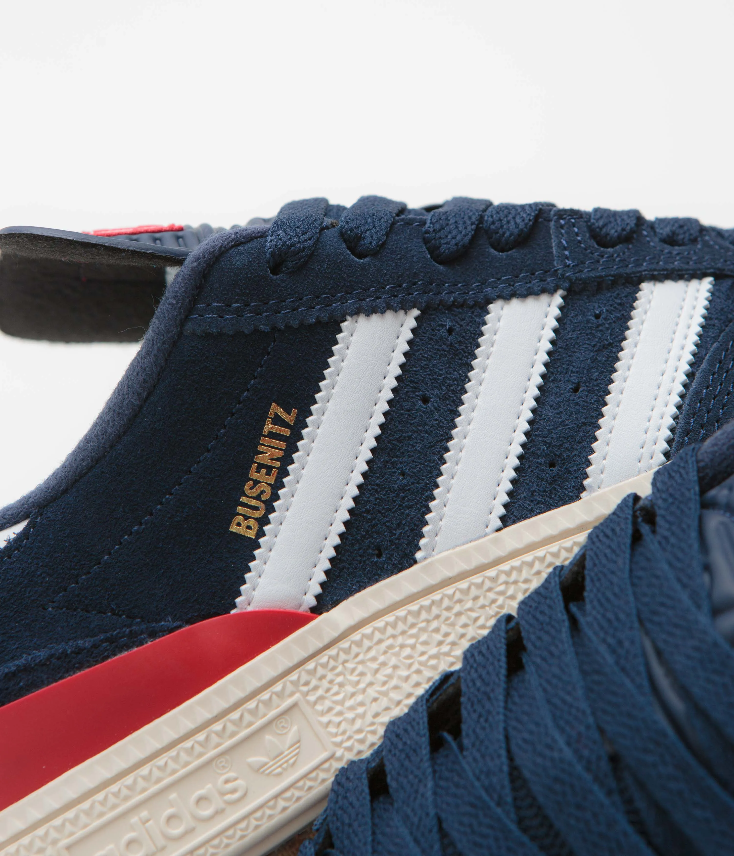 Adidas Busenitz Shoes - Collegiate Navy / FTWR White / Better Scarlet Adidas