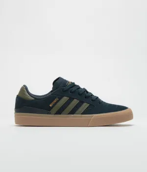 Adidas Busenitz Vulc II Shoes - Legend Ink / Olive Strata / Gold Metallic Adidas