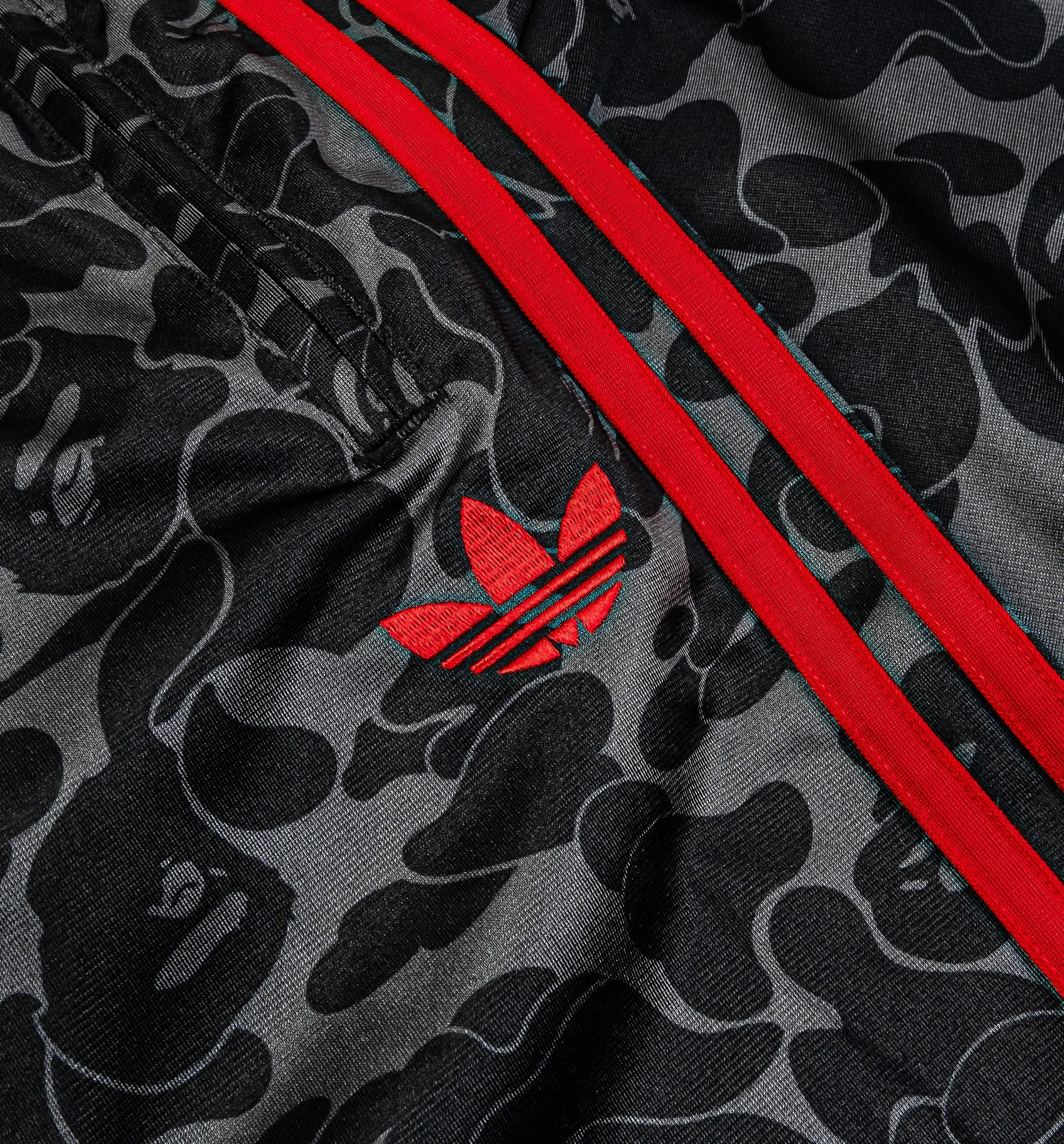 Adidas Clothing Bape x Adidas All Over Print Track Mens Pant - Black