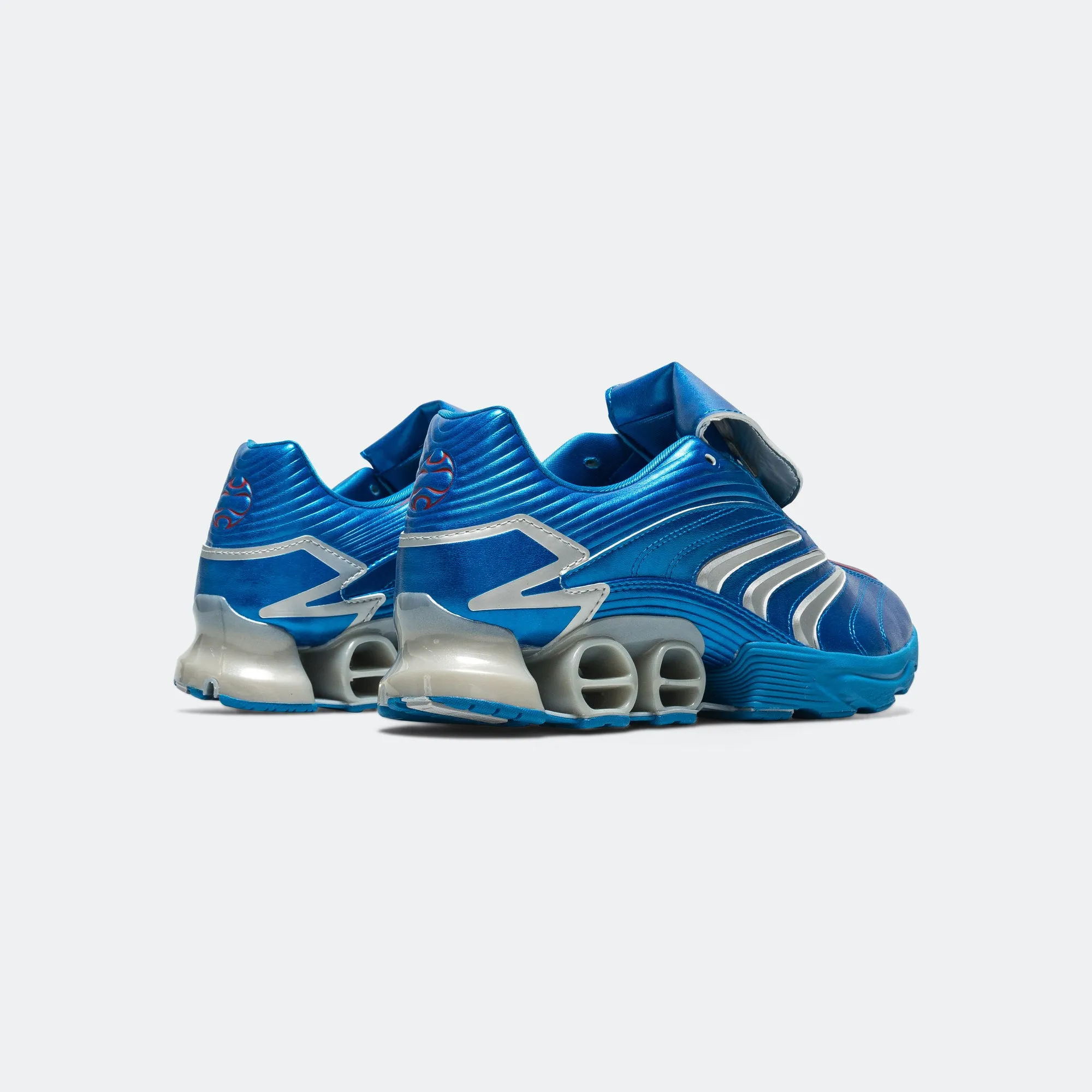 Adidas Clothing Predator Megaride - Shock Blue/Silver Metallic-Better Scarlet