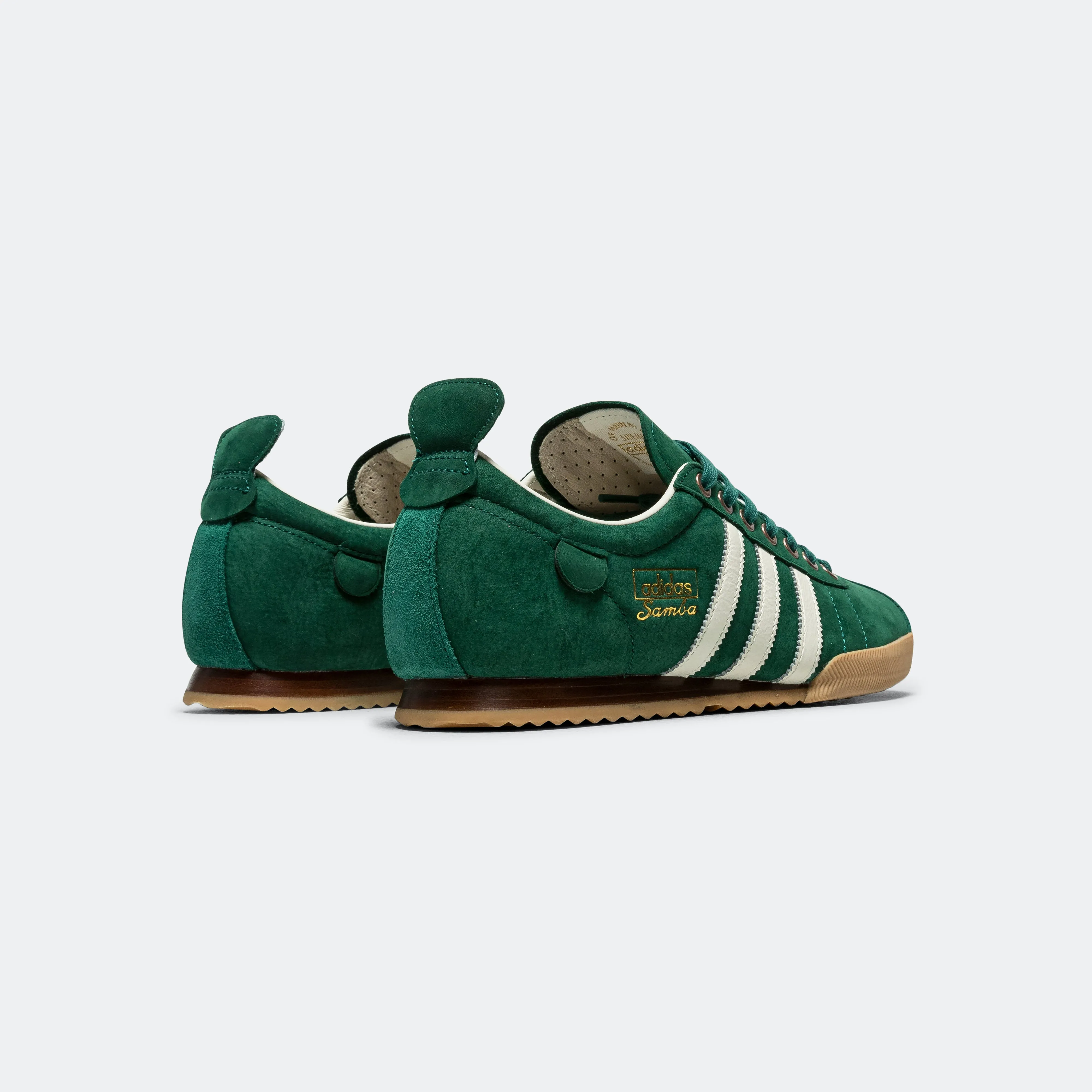Adidas Clothing Samba '62 - Core Green/Off White-Preloved Brown