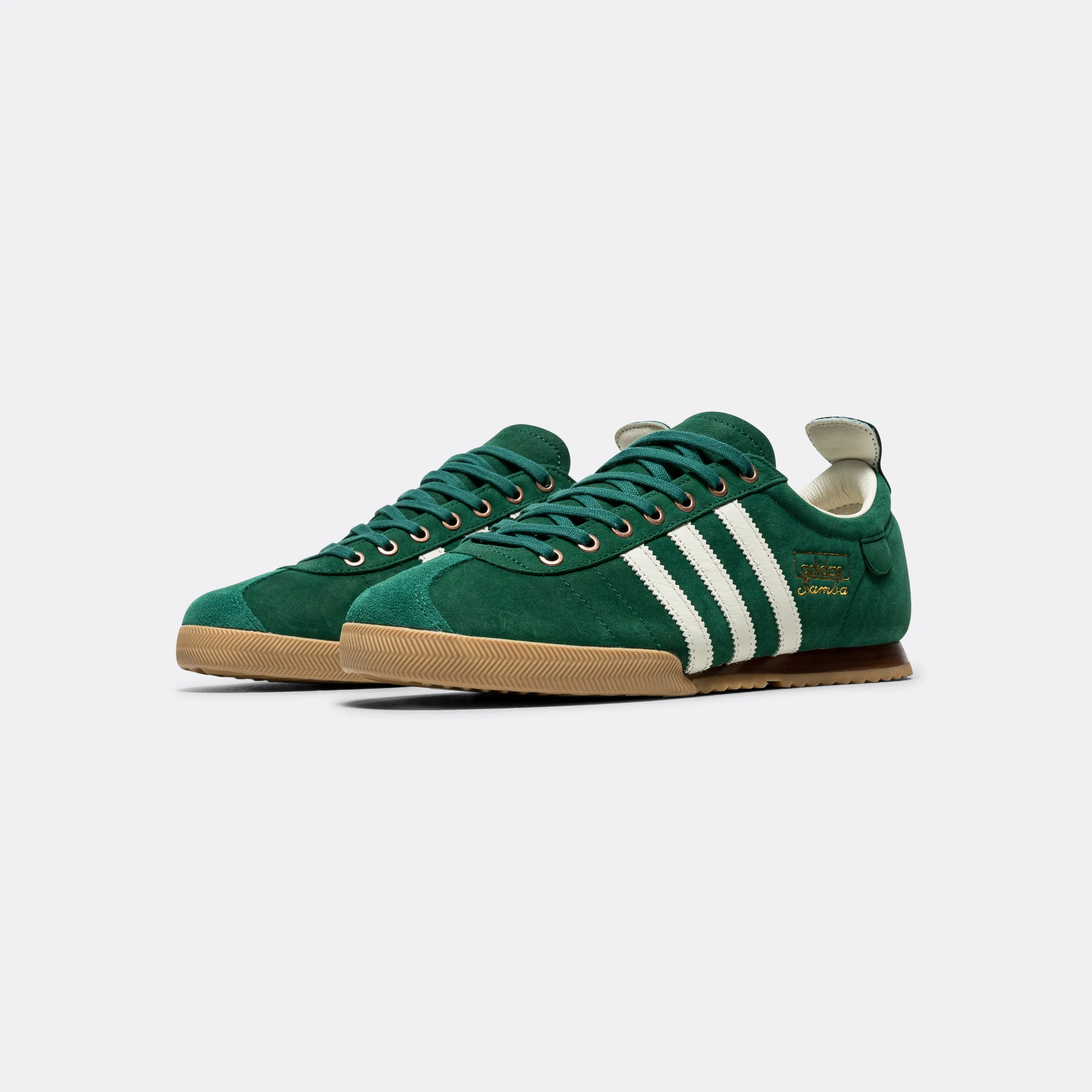 Adidas Clothing Samba '62 - Core Green/Off White-Preloved Brown