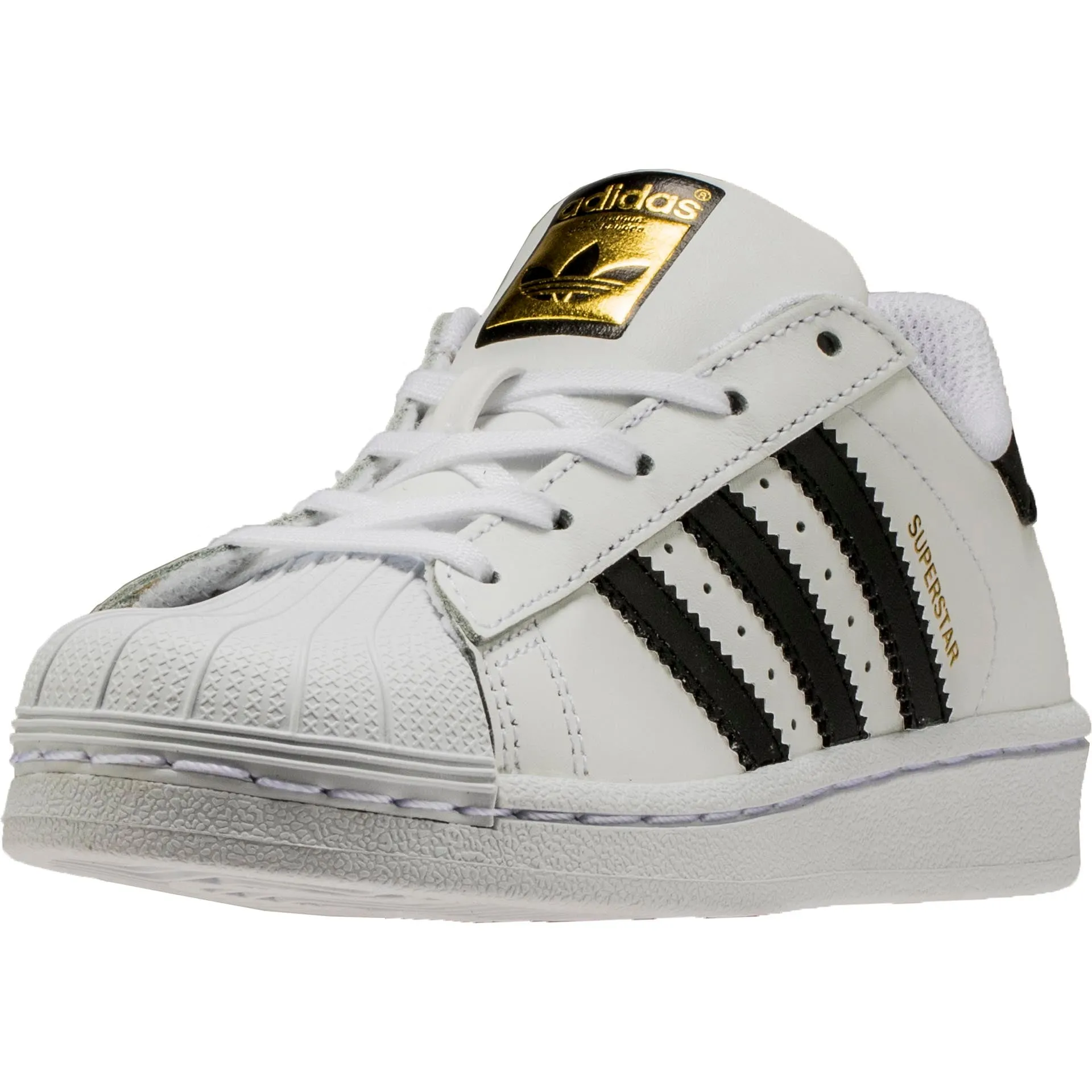 Adidas Clothing Superstar Preschool Lifestyle Shoe - White/Black