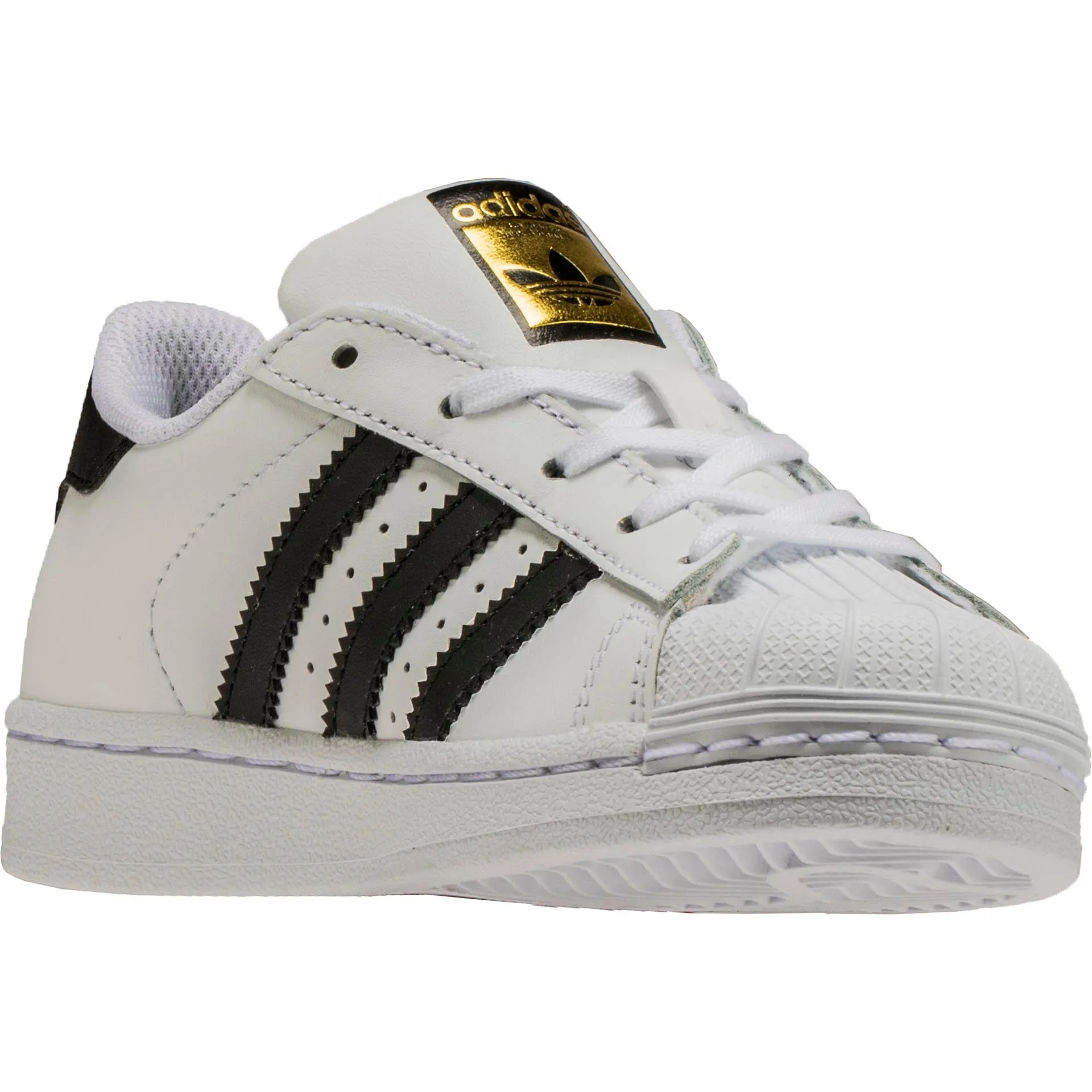 Adidas Clothing Superstar Preschool Lifestyle Shoe - White/Black
