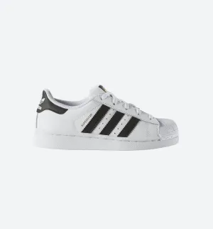 Adidas Clothing Superstar Preschool Lifestyle Shoe - White/Black