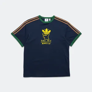 Adidas Clothing T-Shirt x Brain Dead - Collegiate Navy