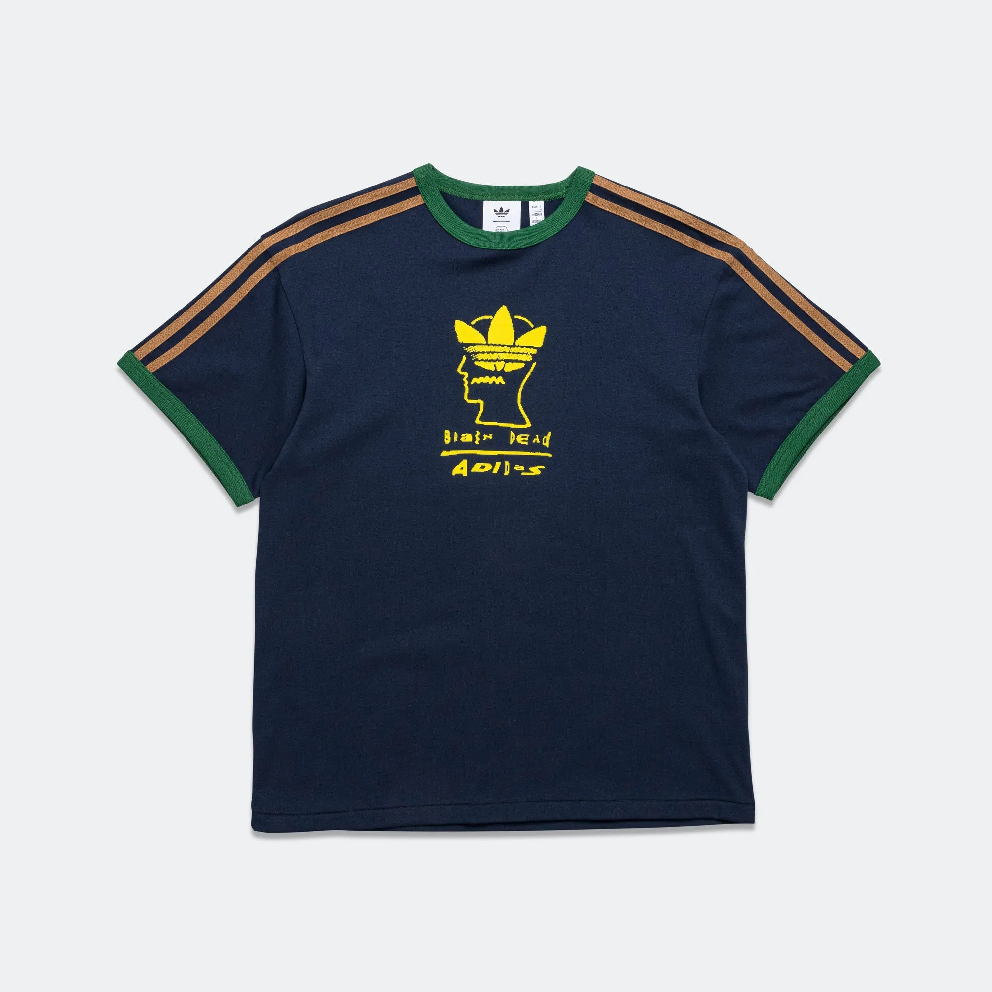 Adidas Clothing T-Shirt x Brain Dead - Collegiate Navy