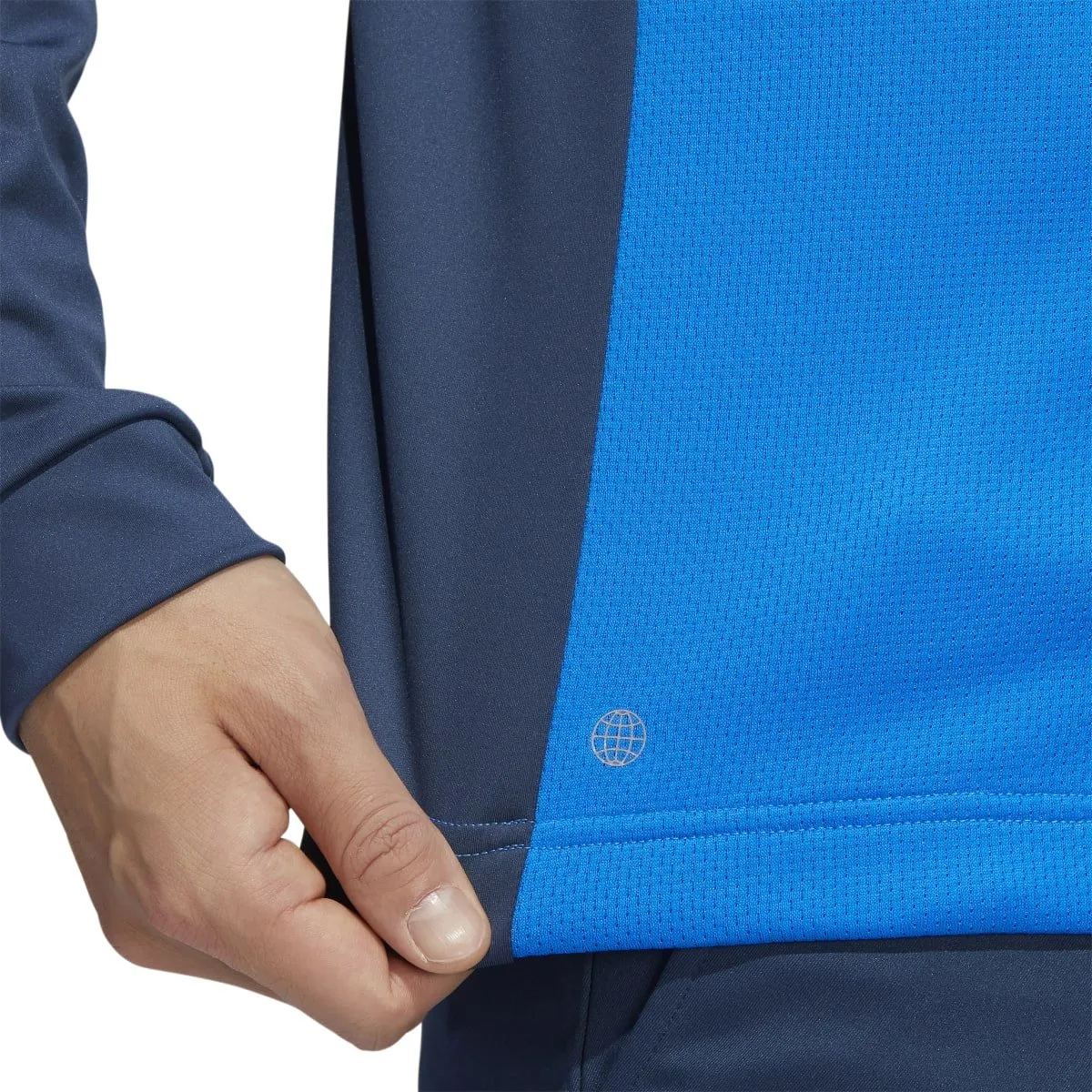 adidas Colourblock Primegreen 1/4 Zip Golf Top HE5452
