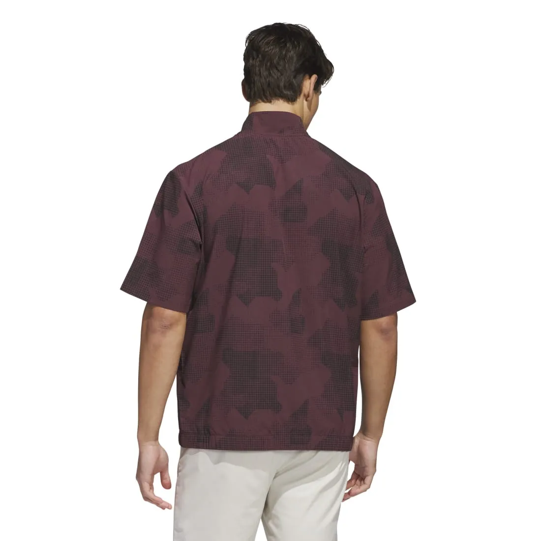 adidas Go-to DWR Short Sleeve Half-Zip Golf Pullover JF4914