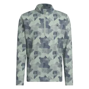 adidas Go-To Printed 1/4 Zip Golf Mid Layer IK3020