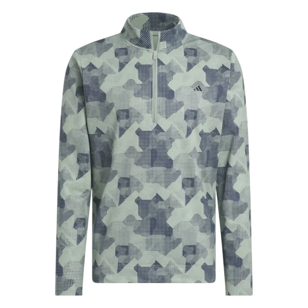 adidas Go-To Printed 1/4 Zip Golf Mid Layer IK3020