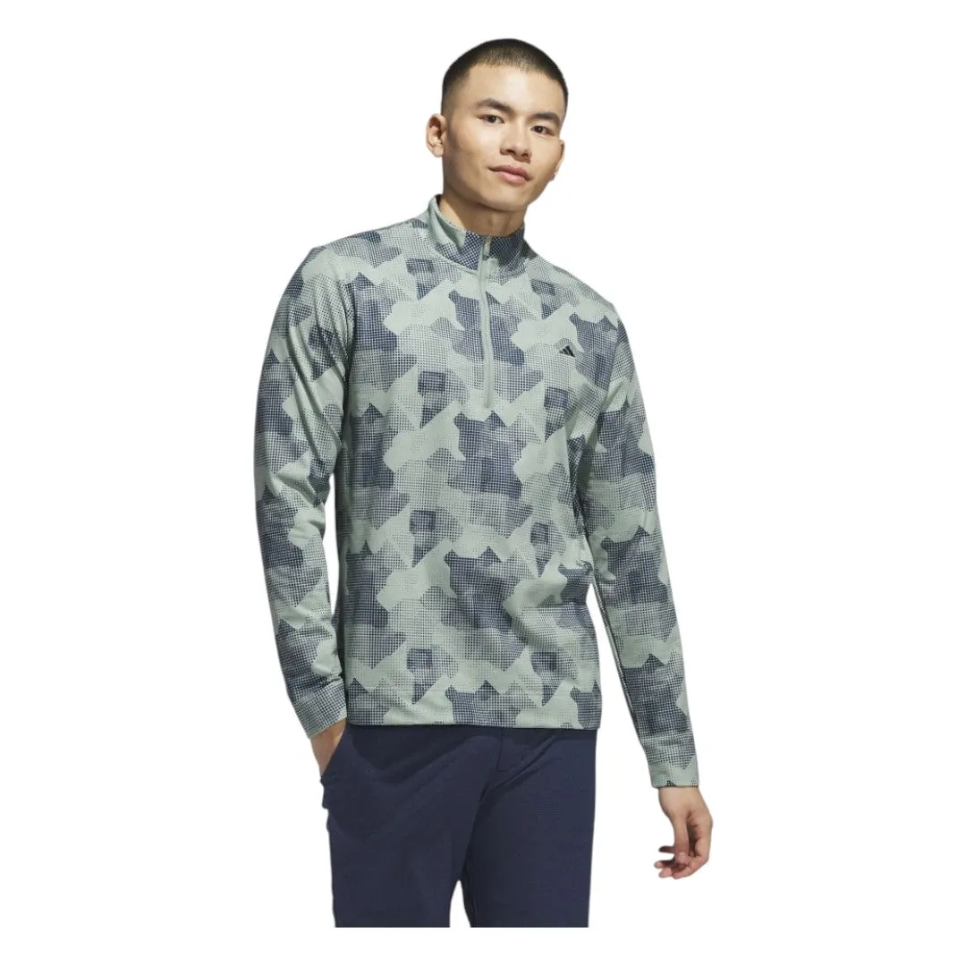 adidas Go-To Printed 1/4 Zip Golf Mid Layer IK3020