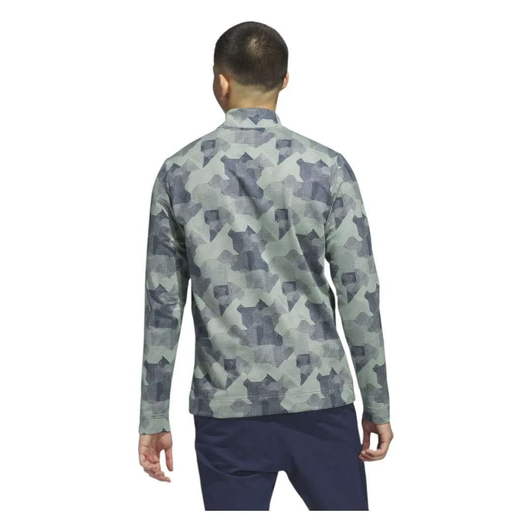 adidas Go-To Printed 1/4 Zip Golf Mid Layer IK3020