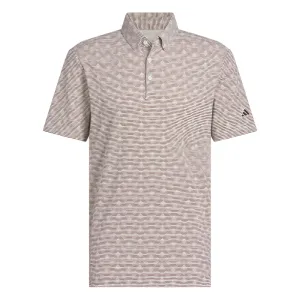 adidas Go-To Printed Stripe Golf Polo Shirt JF4931
