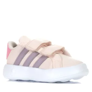 Adidas Grand Court 2.0 CF Infant Wonder Quartz/Fig/Bliss Pink Shoes_Adidas