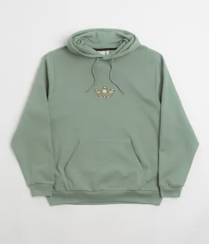 Adidas Henry Jones Deckfoil Hoodie - Silver Green Adidas