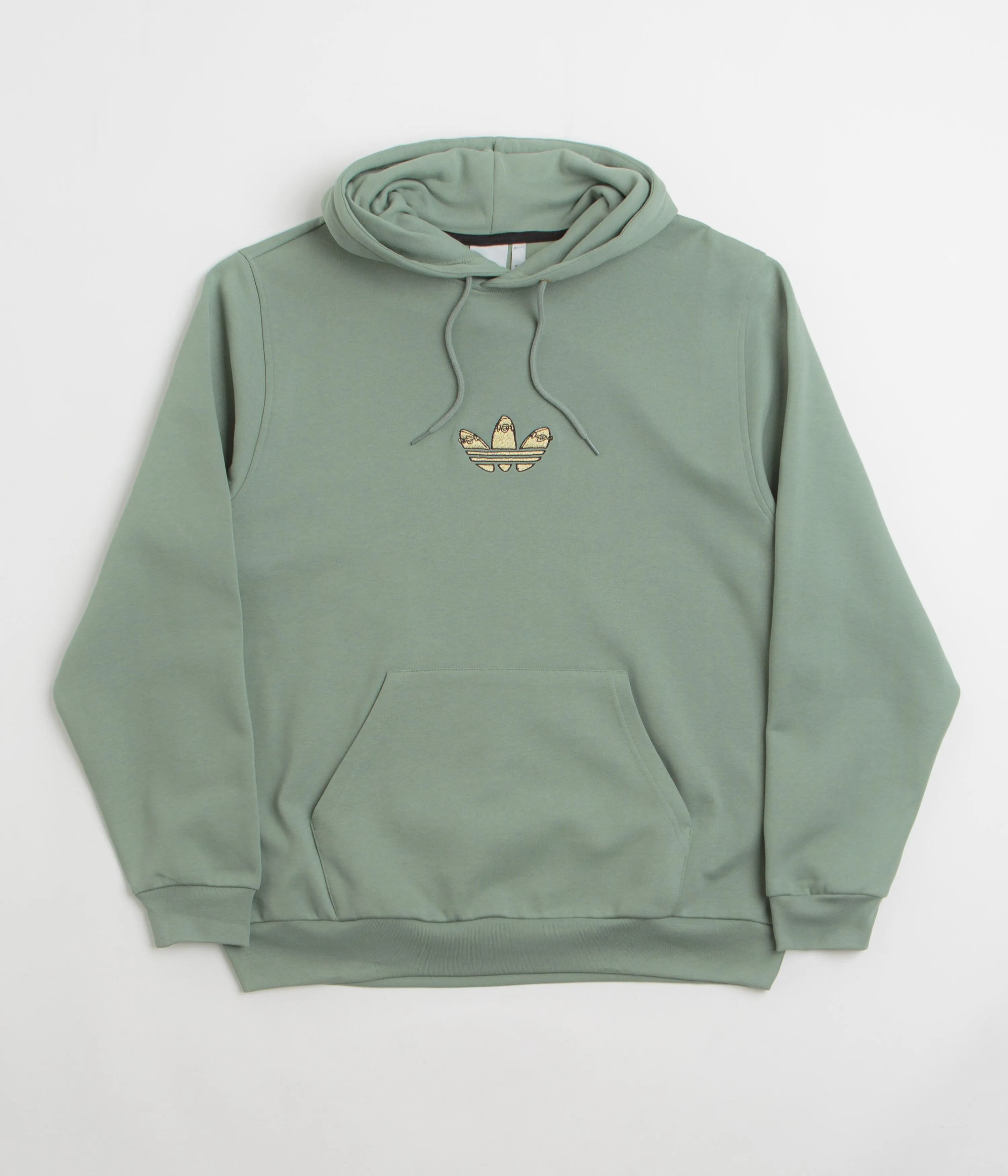 Adidas Henry Jones Deckfoil Hoodie - Silver Green Adidas