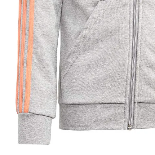 Adidas Kids Yg E 3S Fz Hd Sweatshirt Nike Clothing