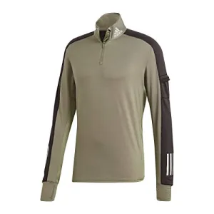 Adidas Mens Warm 1/2 Zip Sweatshirt Nike Clothing