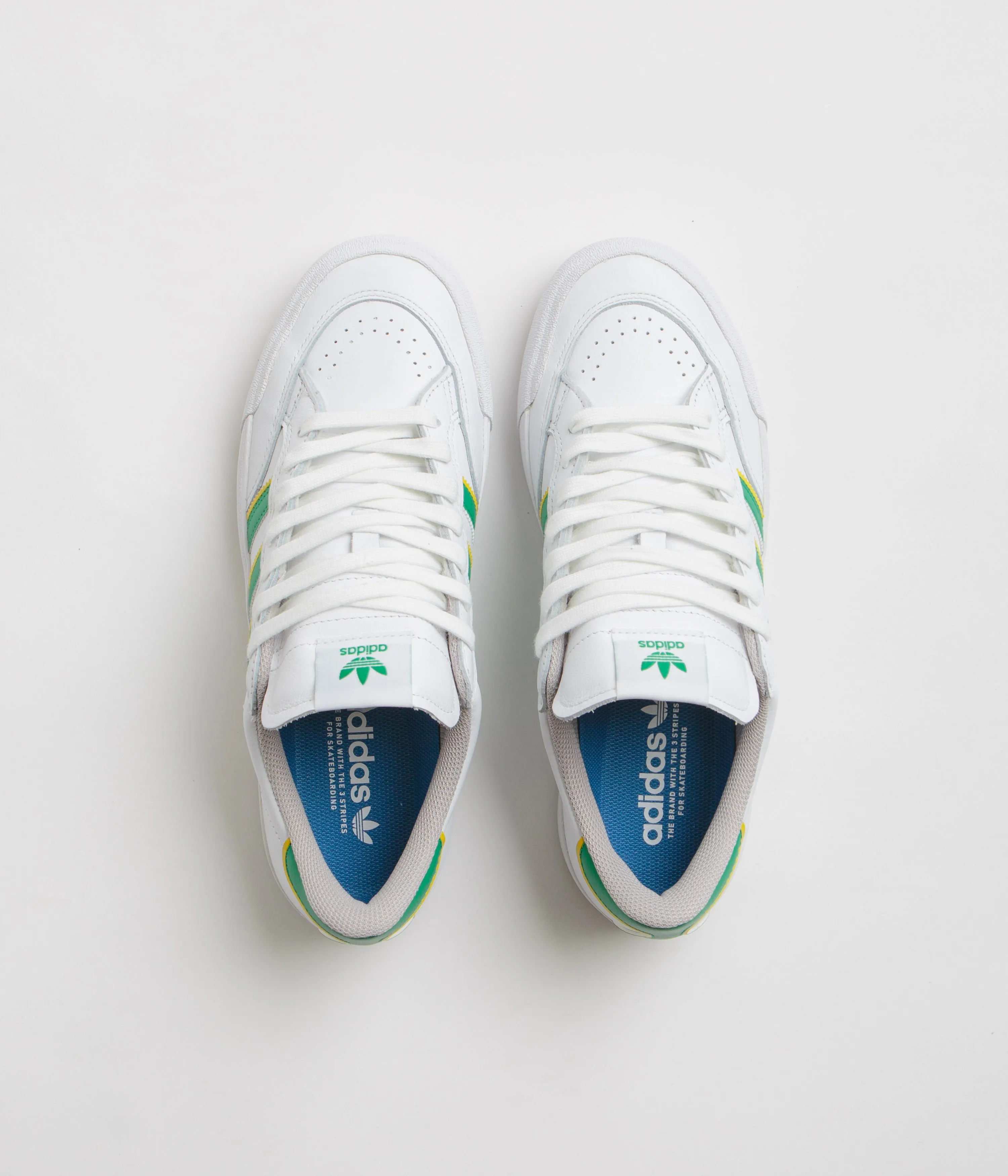 Adidas Nora Shoes - Cloud White / Court Green / Yellow Adidas