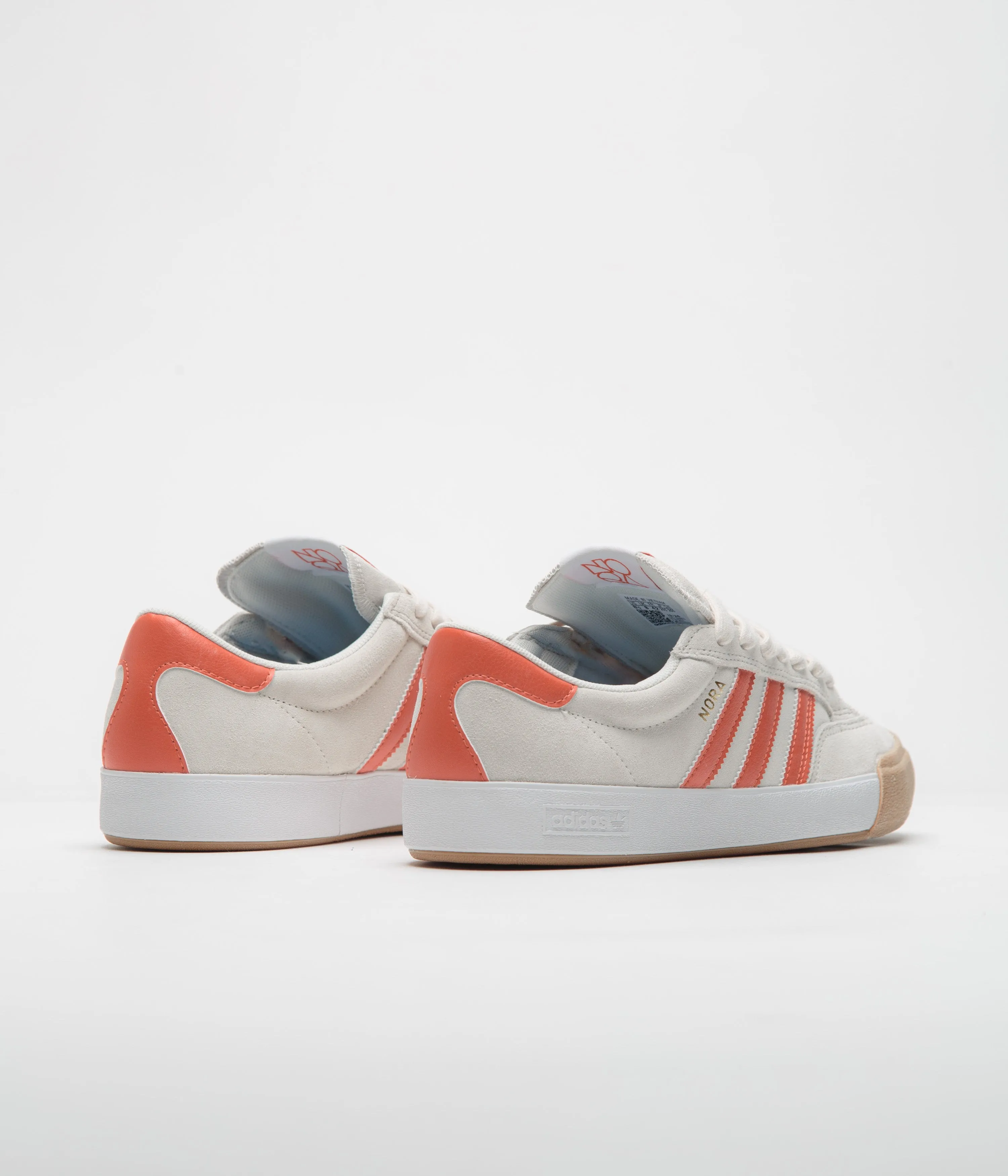 Adidas Nora Shoes - Wonder White / Orange / Gum4 Adidas