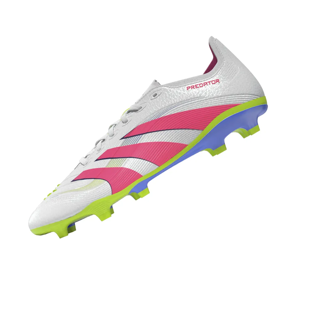 adidas Predator League FG Firm Ground Soccer Shoes - FTWhite/ LucPink/ Luclen
