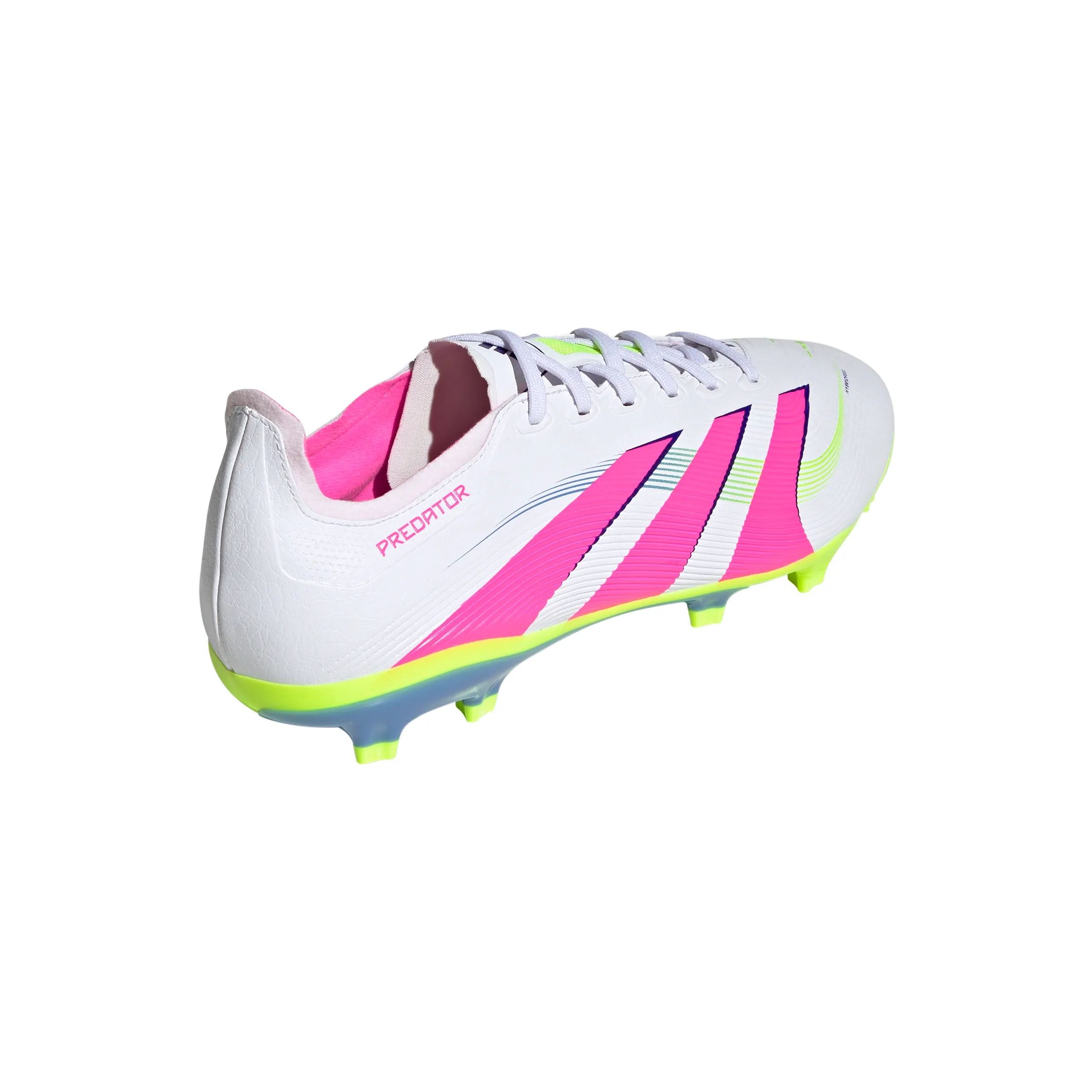 adidas Predator League FG Firm Ground Soccer Shoes - FTWhite/ LucPink/ Luclen