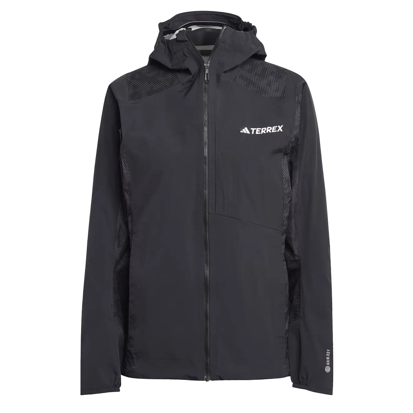 Adidas Terrex Womens Xperior Hybrid Rain.Rdy Jacket Black Adidas Terrex Clothing