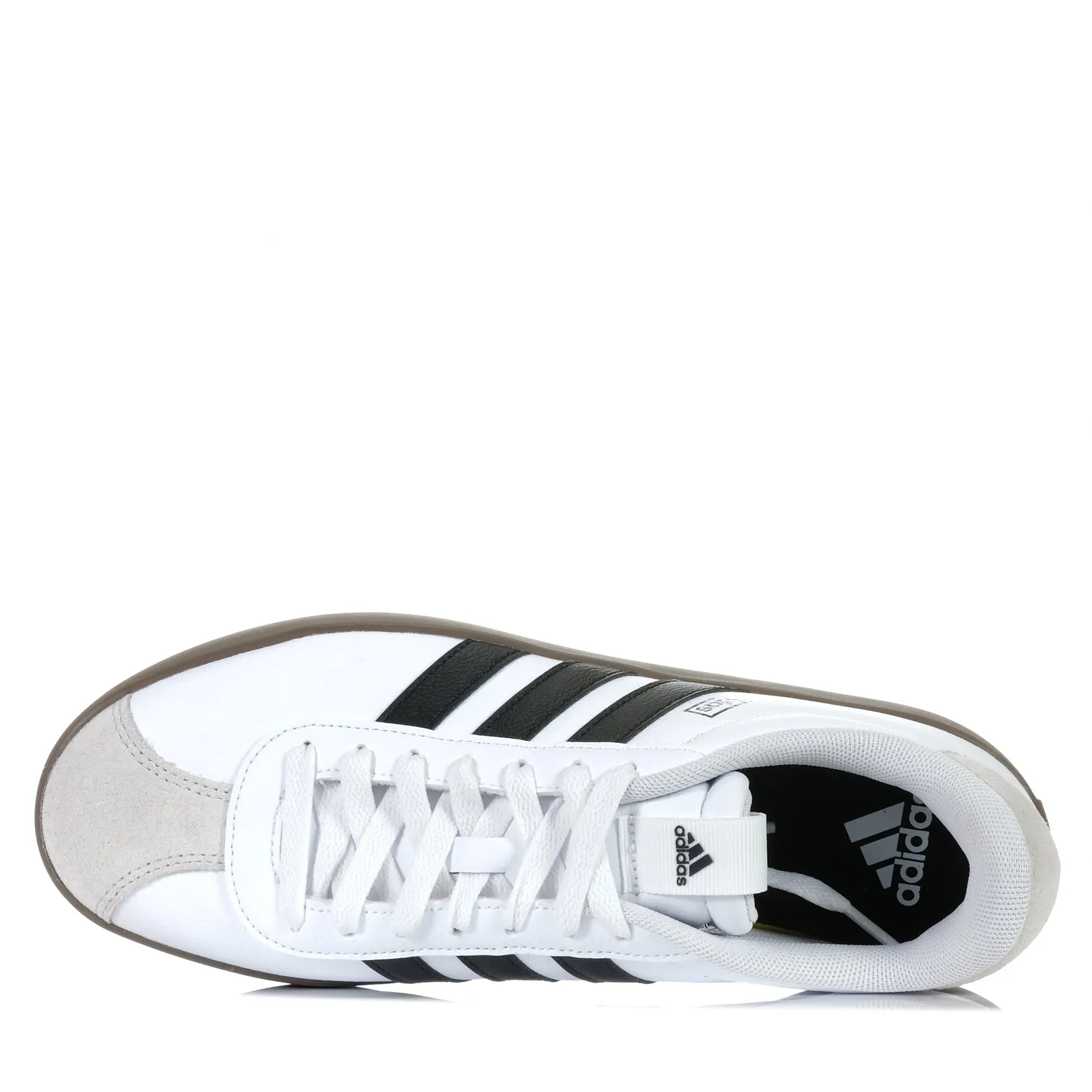 Adidas VL Court 3.0 Mens White/Black Shoes_Adidas