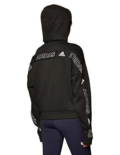 Adidas Womens W Bos Aop Fz Hd Sweatshirt Nike Clothing