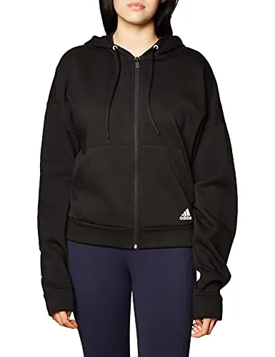 Adidas Womens W Bos Aop Fz Hd Sweatshirt Nike Clothing