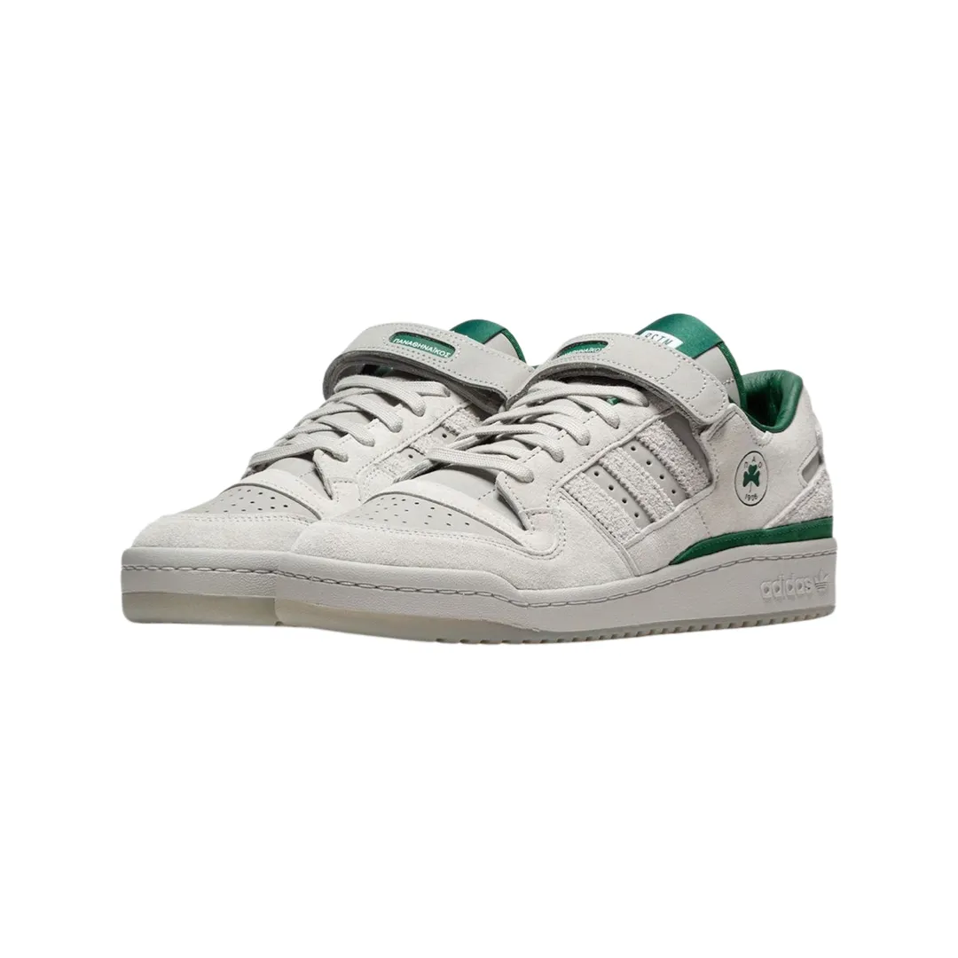 Adidas x BSTN Forum 84 Low Panathinaikos Grey Two Dark Green Cloud White Adidas Sneakers