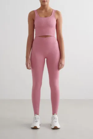 Aim'n Clothing Ribbed Seamless Tights | Desert Rose