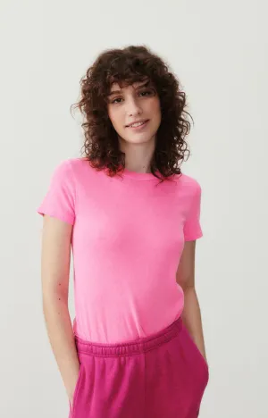 American Vintage Women's Clothing Tshirt Son28g Pink-Acid-Flu