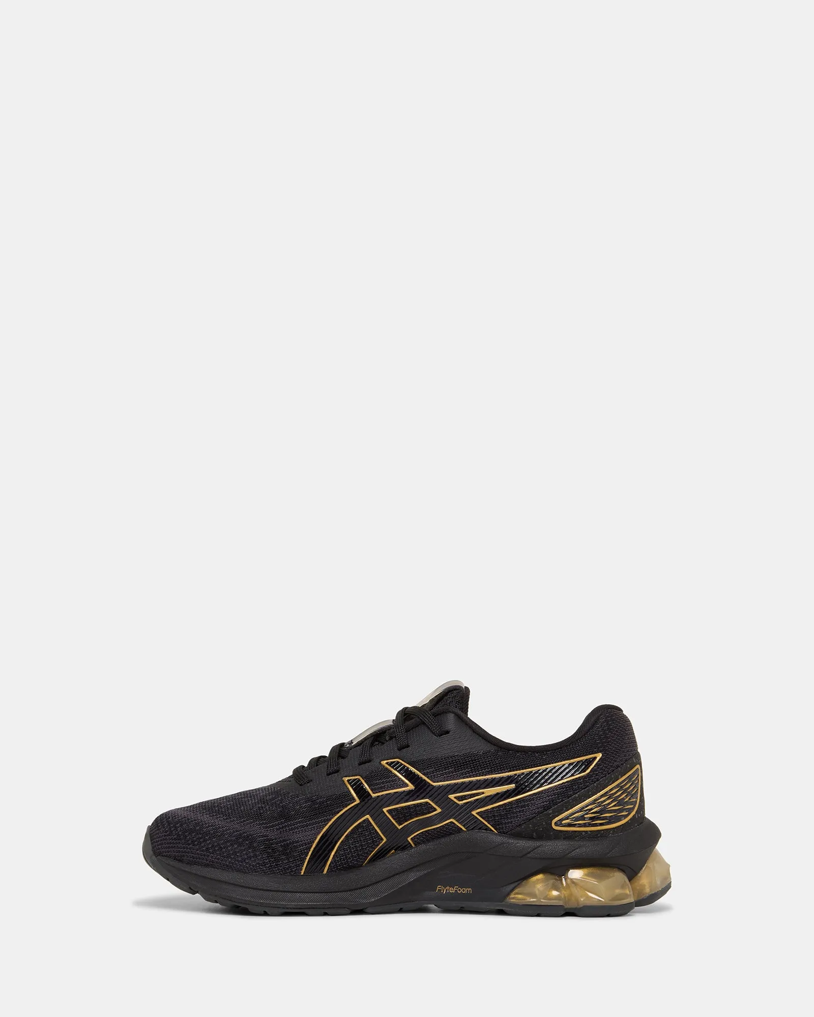 Asics Kids' Shoes Gel-Quantum 180 Vii Grade School Black/Pure Gold