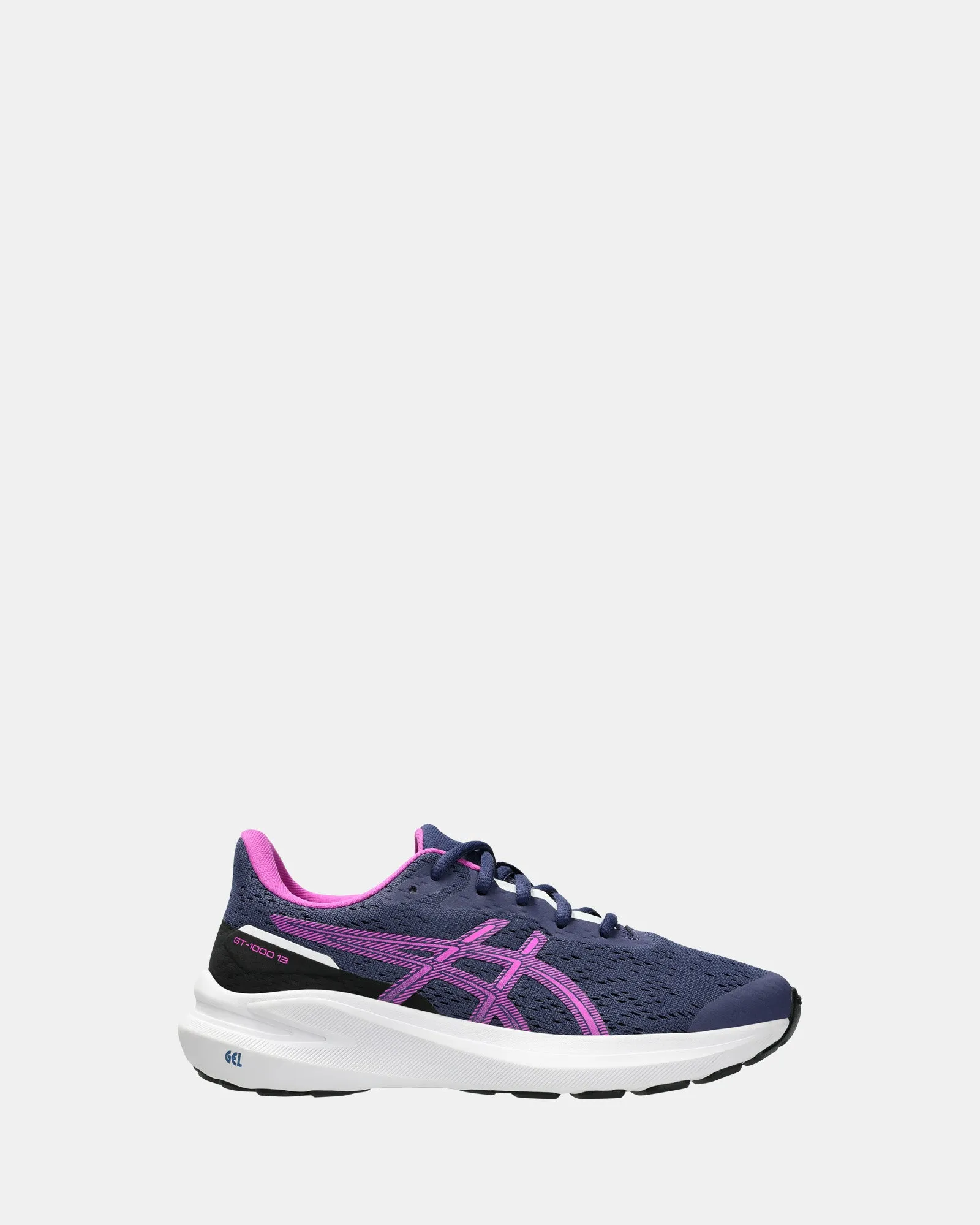 Asics Kids' Shoes Gt-1000 13 Grade School Indigo Blue/Bold Magenta