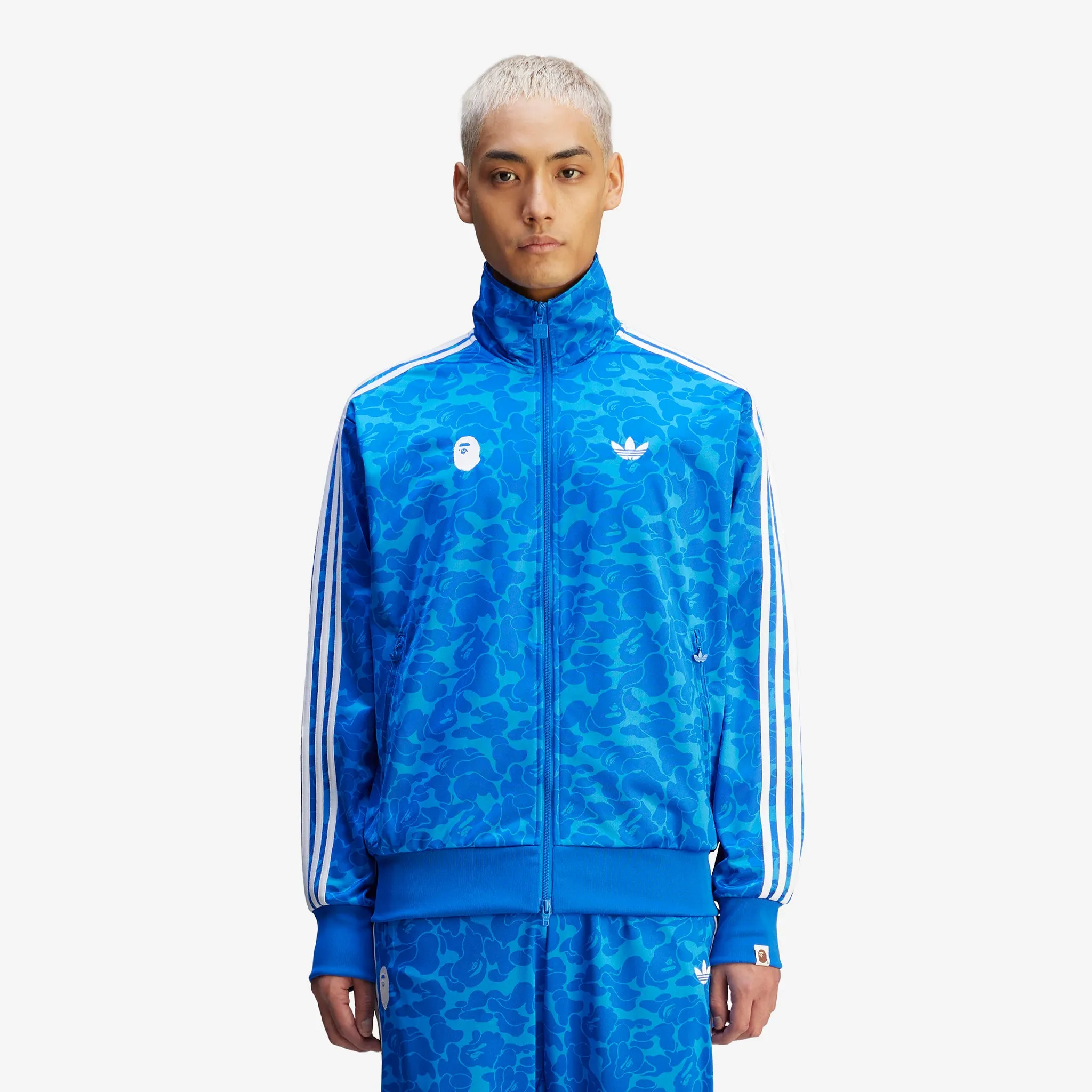 BAPE x Firebird Track Top Blue adidas Clothing