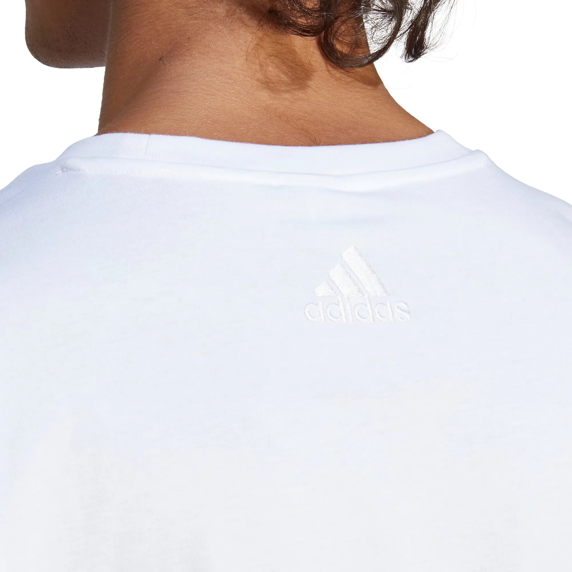 Clothing Adidas  Men adidas Essentials Big Logo Short Sleeve Mens Top - White