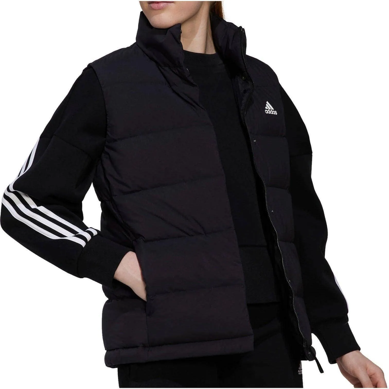 Clothing Adidas  Women adidas Helionic Womens Down Gilet - Black