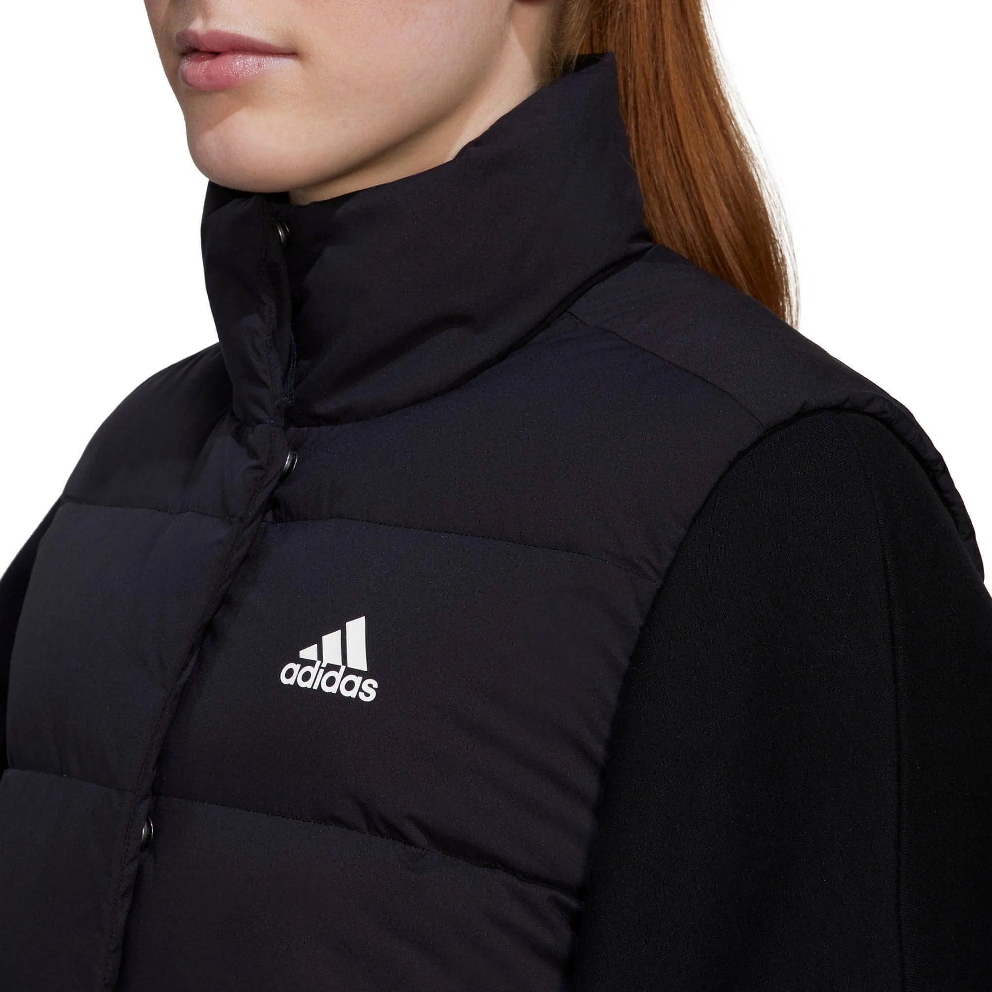 Clothing Adidas  Women adidas Helionic Womens Down Gilet - Black