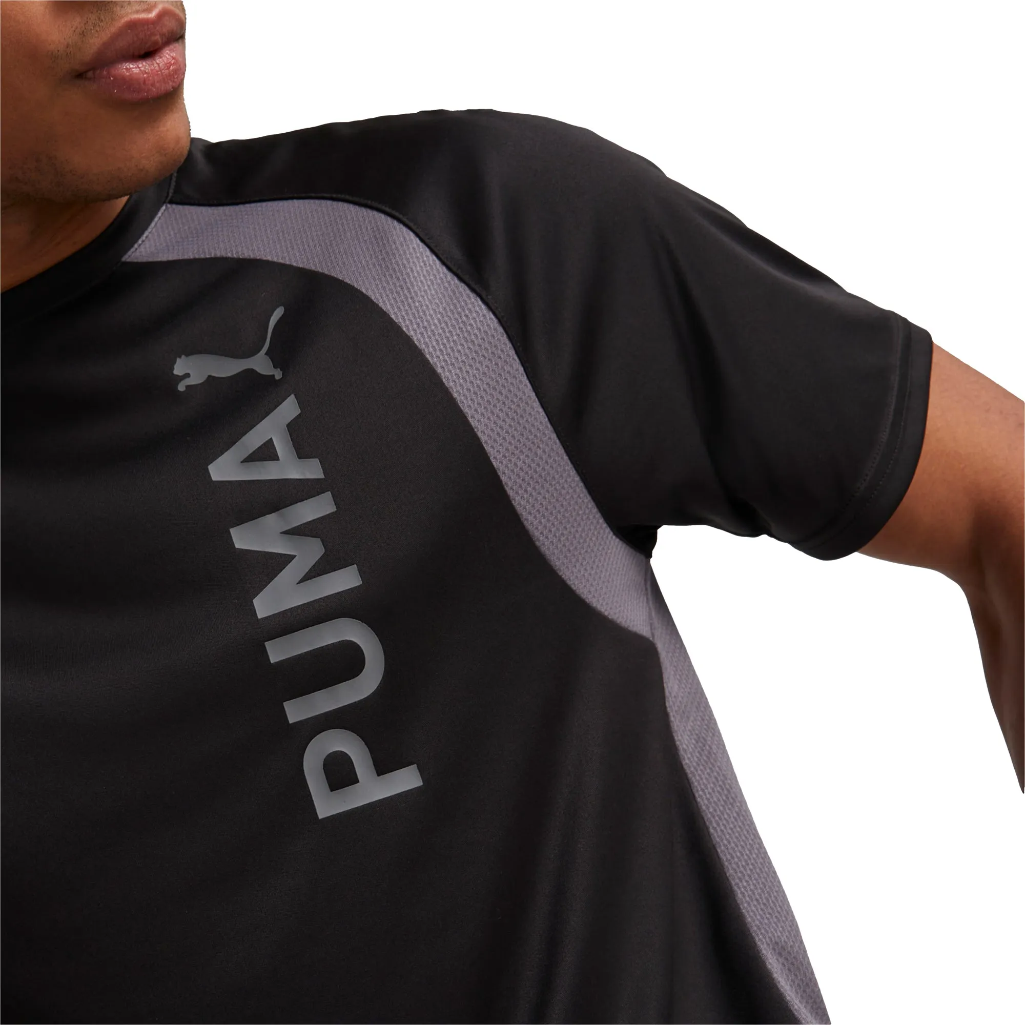Clothing Puma  Men Puma Fit Ultrabreathe Short Sleeve Mens Training Top - Black