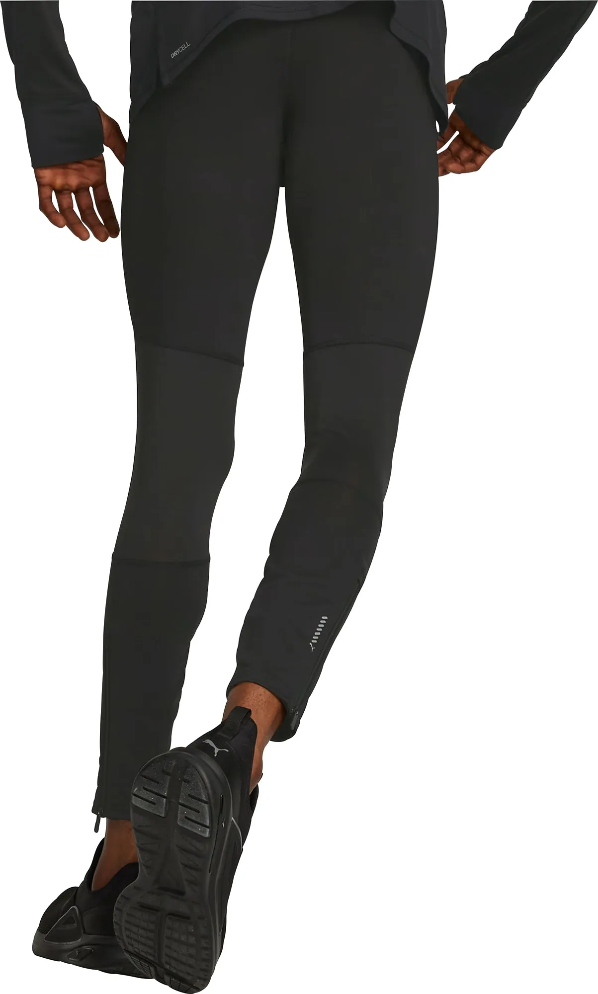 Clothing Puma  Men Puma Run Favourite Mens Long Running Tights - Black