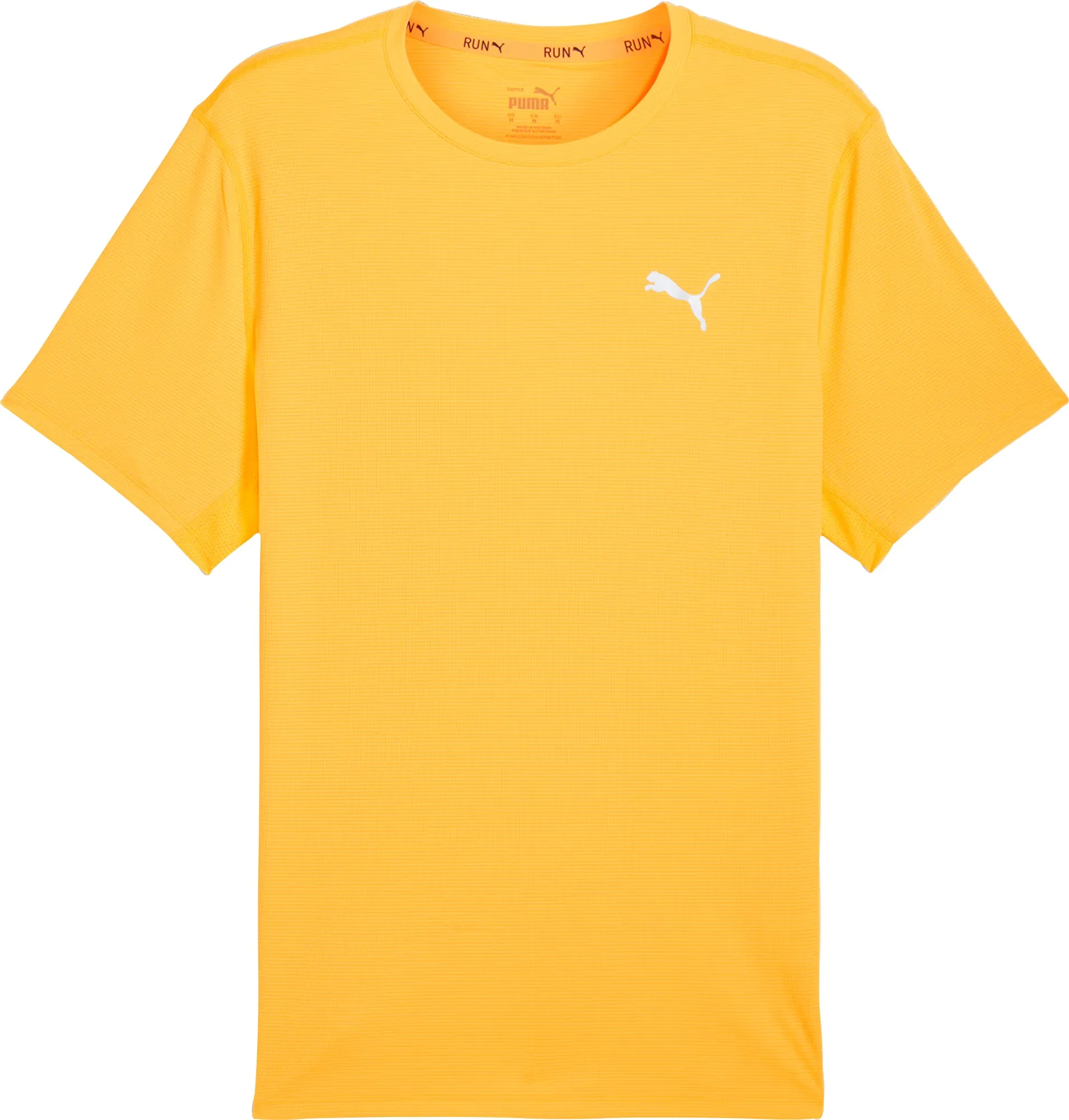 Clothing Puma  Men Puma Run Favourite Velocity Short Sleeve Mens Running Top - Orange