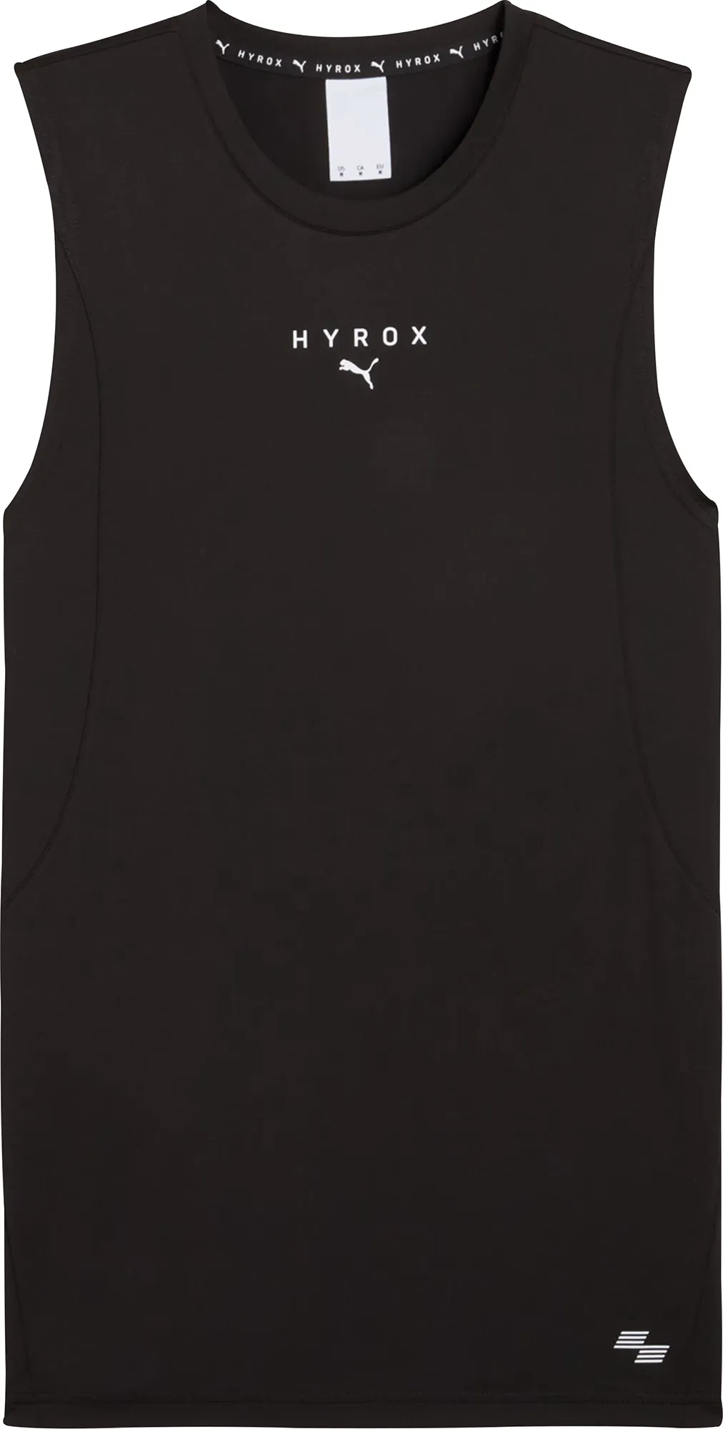 Clothing Puma  Men Puma X HYROX Cloudspun Mens Training Vest - Black