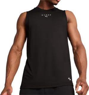 Clothing Puma  Men Puma X HYROX Cloudspun Mens Training Vest - Black
