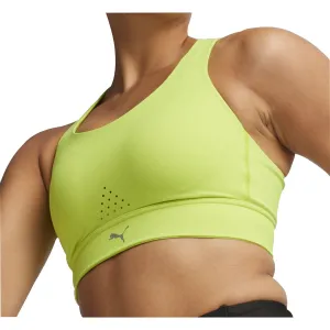 Clothing Puma  Women Puma PWRbreathe Womens Running Sports Bra - Green