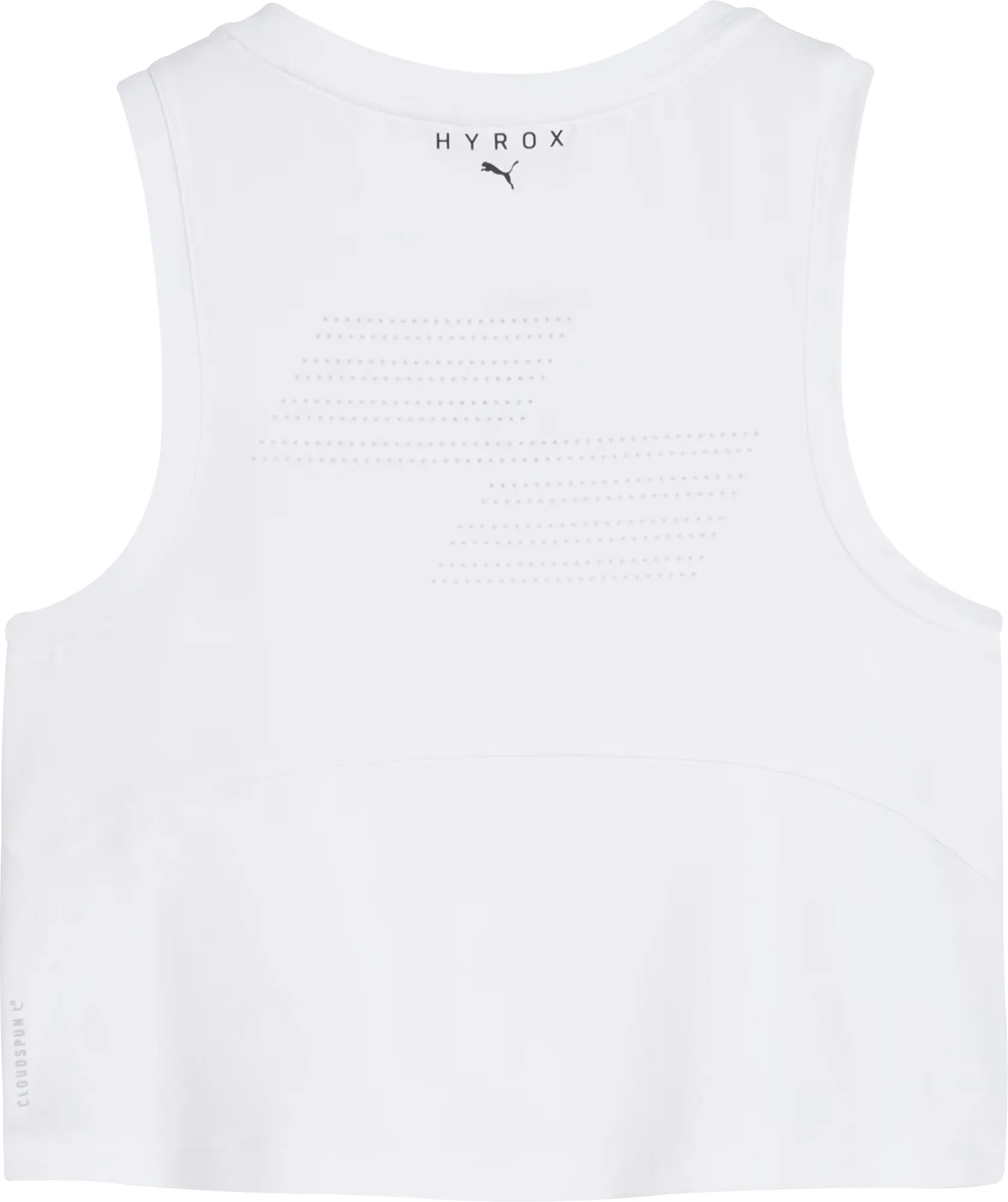 Clothing Puma  Women Puma X HYROX Cloudspun Womens Training Vest Tank Top - White